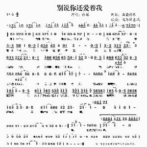 别再说你爱着我_歌谱投稿_词曲:海盗船长 海盗船长