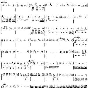 北京喜讯到边寨_歌曲简谱_词曲: 郑路　马洪业