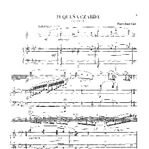 萨克斯谱 | Pequena Czarda 小查尔达什 萨克斯 钢琴伴奏