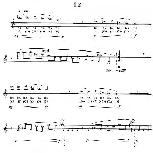 萨克斯谱 | 15首现代派练习曲 12 迪朗哥