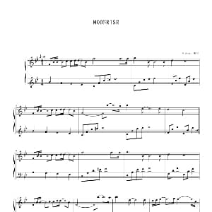 MOONRISE 钢琴谱 Brian Crain