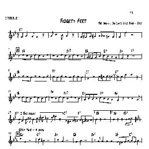 手风琴谱 | Fidgety Feet