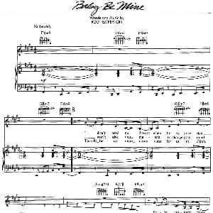 Baby Be Mine 钢琴谱 Rod Temperton Rod Temperton