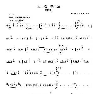 文成公主 协奏曲 笙谱