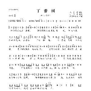 丁香树_歌曲简谱_词曲:滕文越 刘亦敏
