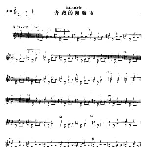 奔跑的海骝马 冬不拉