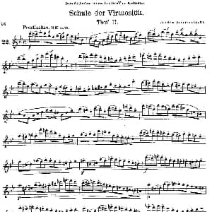 长笛曲谱 | Schule der Virtuosität. Op. 60 22 丹麦 安德森