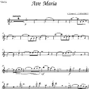 小提琴谱 | Ave Maria C.Gounod