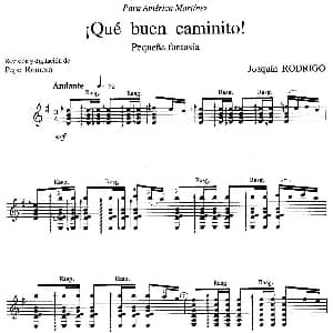 Joaquin Rodrigo Music for Guitar 吉他谱 Joaquín Rodrigo