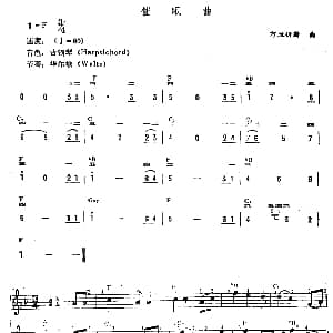 电子琴谱 | 催眠曲 布拉姆斯作曲版 德 布拉姆斯