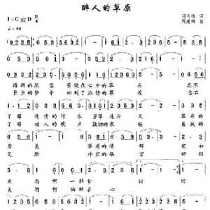 醉人的草原_民歌简谱_词曲:闫玉海 周建琦