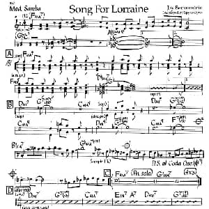 Song For Lorraine 钢琴谱