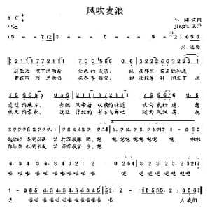 风吹麦浪_歌谱投稿_词曲:李健 李健