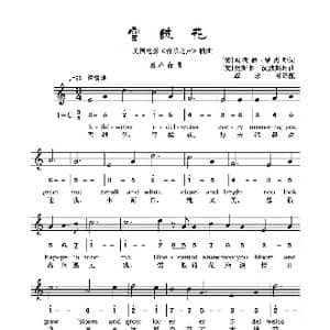 雪绒花_歌曲简谱_词曲:理查德 罗杰斯 奥斯卡 汉默斯坦