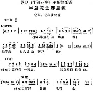 越剧谱 | 越剧 半篮花生 全剧主旋律乐谱 半篮花生哪里拣 P27