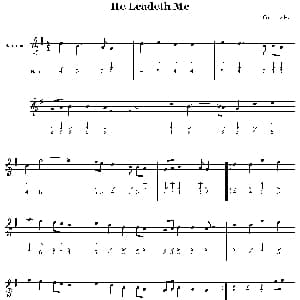 口琴谱 | He Leadeth Me 布鲁斯
