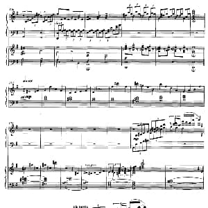 松花江上 钢琴谱