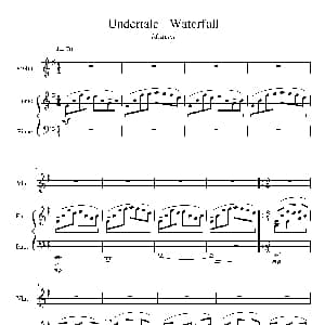 Waterfall 钢琴谱