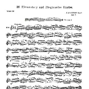 小提琴谱 | 开塞 KAYSER 36首小提琴练习曲之8