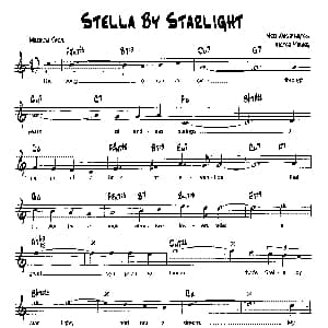 STELLA BY STARLIGHT 降B爵士乐谱