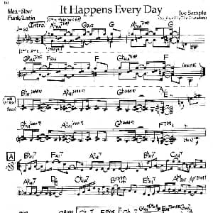 It Happens Every Day 钢琴谱