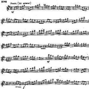 长笛曲谱 | 长笛练习曲100课之第39课 练习手指与舌头的配合