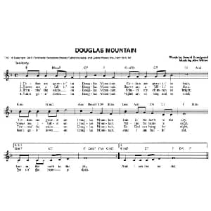 CHRISTMAS CELEBRATIONS:48.DOUGLAS MOUNTAIN_外国歌谱