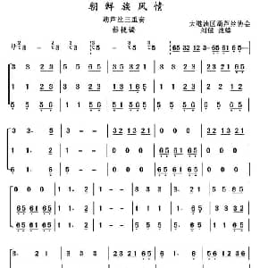 葫芦丝谱 | 葫芦丝十部联奏之朝鲜族风情 三重奏 刘健改编