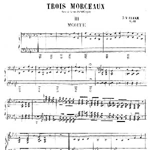 Trois Morceaux Dans Le Genre Pathétique Op.15 钢琴谱 查理斯 沃伦汀 阿尔坎