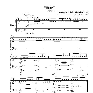 Star 钢琴谱