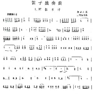 笛子谱 | 阿拉木汗 王铁锤改编版 王铁锤改编