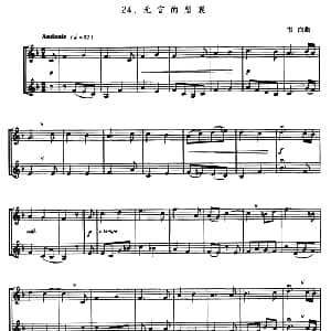 无言的悲哀 小号重奏 韦白