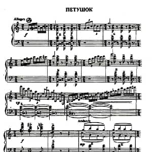 手风琴谱 | Petushok 公鸡