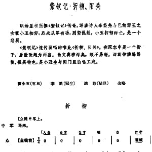 昆曲 紫钗记 折柳 阳关