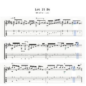 随他去_歌曲简谱_词曲:Lennon–McCartney Lennon–McCartney