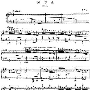 中国钢琴名曲30首 练习曲 钢琴谱 杜鸣心