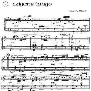 手风琴谱 | Piazzolla合集 5 Tzigand Tango 古典探戈 皮亚佐拉