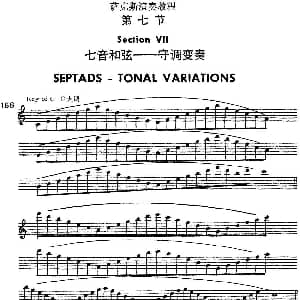 萨克斯谱 | 萨克斯演奏教程第七节 七音和弦 守调变奏