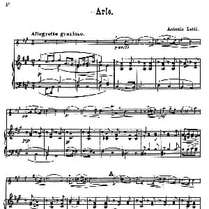小提琴谱 | Arie. Antonio Lotti作曲版 小提琴 钢琴伴奏