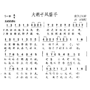 大胡子风笛手_外国歌谱