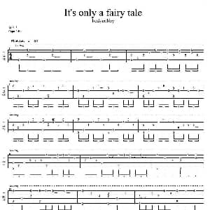 It´s only a fairy tale 吉他谱