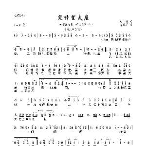 定情望夫崖_歌曲简谱_词曲:琼瑶 左宏元