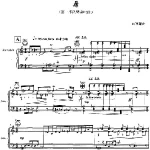 手风琴谱 | 鼎 第一手风琴奏鸣曲 姚恒璐