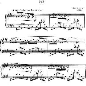 斯克里亚宾 钢琴练习曲 Op.8 No.2 Alexander Scriabin Etudes 钢琴谱 斯克里亚宾