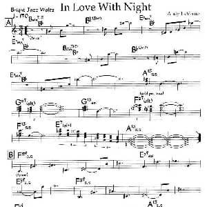 In Love With Night 钢琴谱