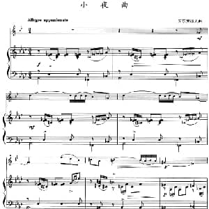 小夜曲 小号 钢琴伴奏 安东费耶夫