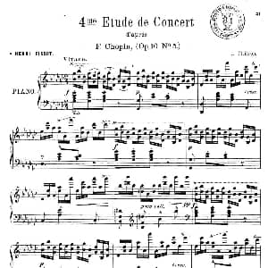 6 Etudes de Concert 钢琴谱 伊西多尔 菲利普