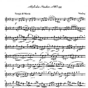 萨克斯谱 | 四十八首旋律练习曲之四十四