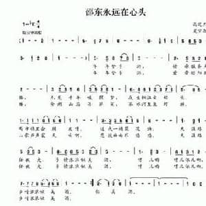邵东永远在心头_民歌简谱_词曲:呙定杰 夏宝森