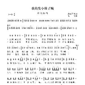 我的发小做了贼_歌谱投稿_词曲:夏敢若何 陈伟